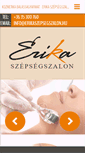 Mobile Screenshot of erikaszepsegszalon.hu